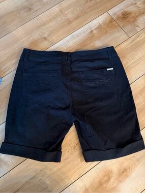 White House Black Market Black Cuffed Bermuda Shorts